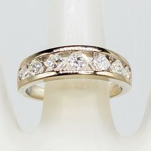 PRINCESS CUTS (2CT TOTAL)  SET DESIGNER RING